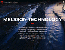 Tablet Screenshot of melssontechnology.com
